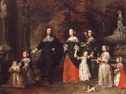 Gonzales Coques A Family Group oil painting picture wholesale